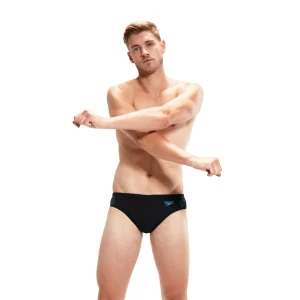 Speedo 7cm Hyper Boom Splice Brief (svart/blå) – Herr
