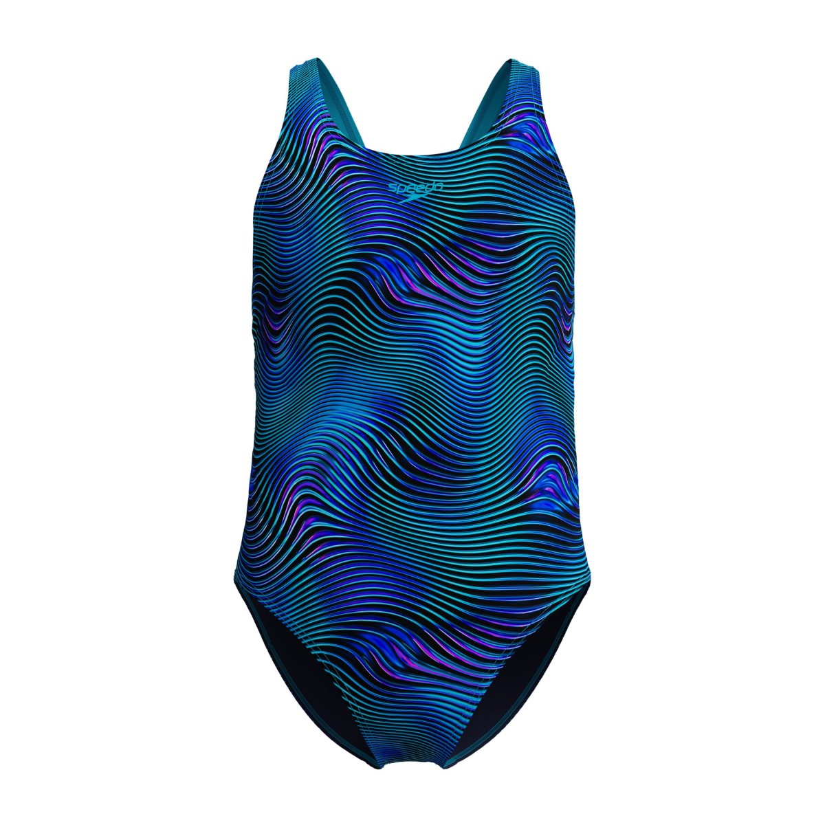 Speedo Print Leaderback (Blå/Multiblå) – Flickor