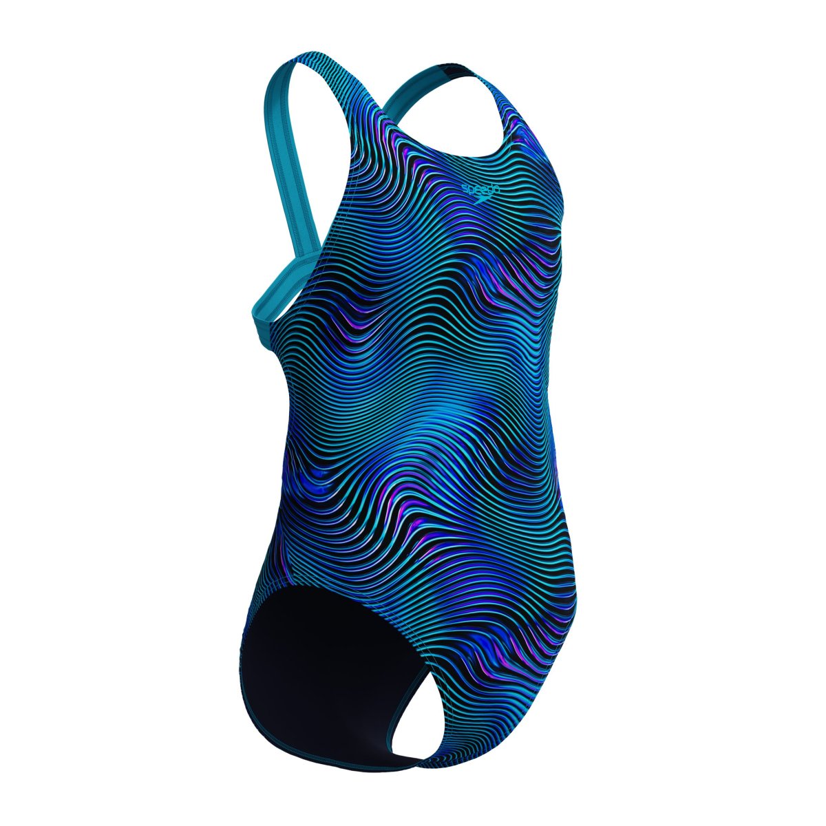 Speedo Print Leaderback (Blå/Multiblå) – Flickor - Bild 4
